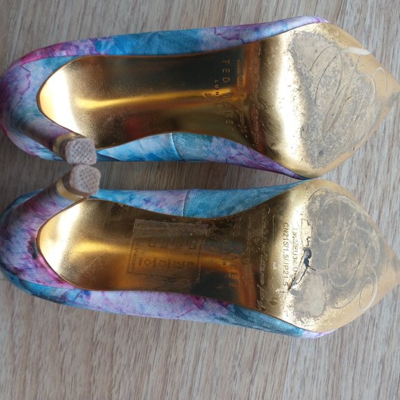 Ted Baker London Satin Luceey High Heel Pump Shoes - Picture 11 of 12